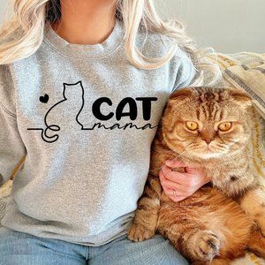 Cat Mama Sweatshirt/Pullover